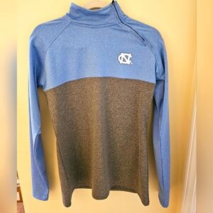 UNC TARHEEL SHOULDER ZIP PULLOVER